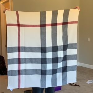Authentic Burberry wool baby blanket